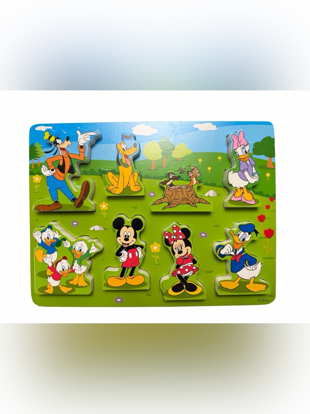 Melissa & Doug Disney Mickey & Friends 8 Piece Wooden Chunky Puzzle